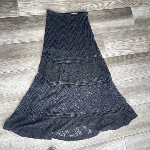 JENS PIRATE BOOTY BOHO Black Skirt - Picture 4 of 13